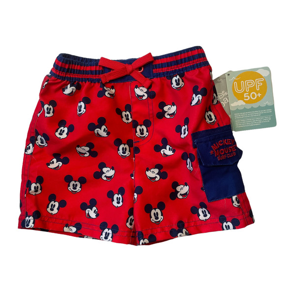 Disney Baby Mickey Mouse Boy Swim Trunks Size 9-12 months - Picture 1 of 5